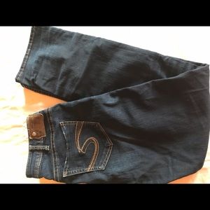 Silver bootcut jeans